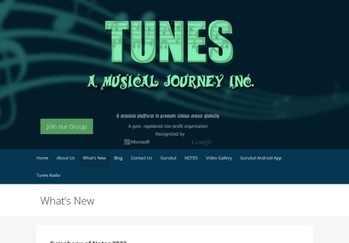 tunesamusicaljourney.com