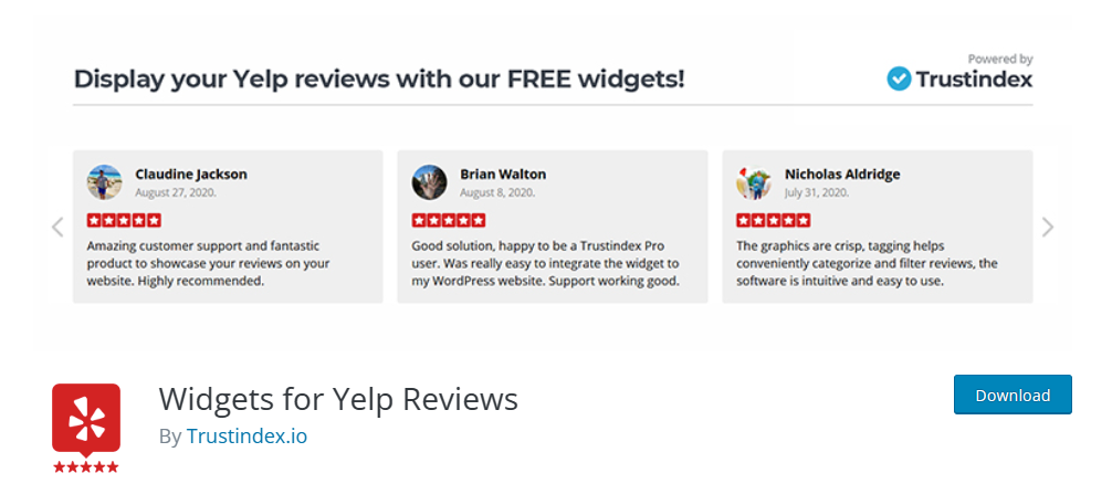 Yelp Review Widget
