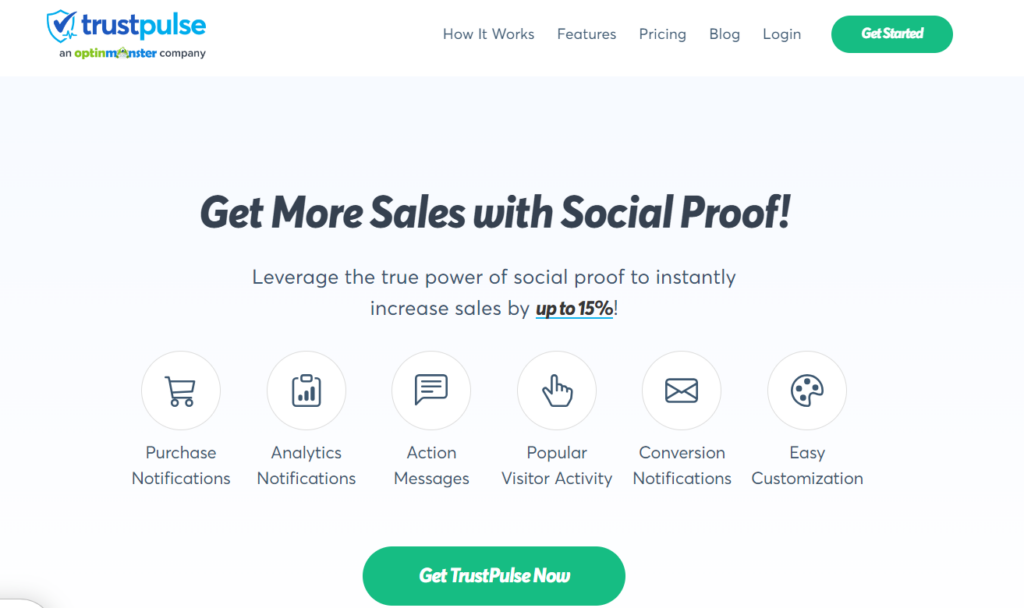 a solid clickfunnels alternative TrustPulse